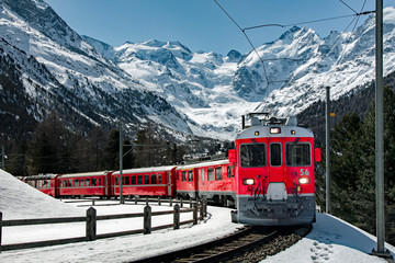 Circuits en train à Suisse
